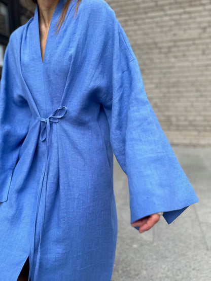 bari linen dress