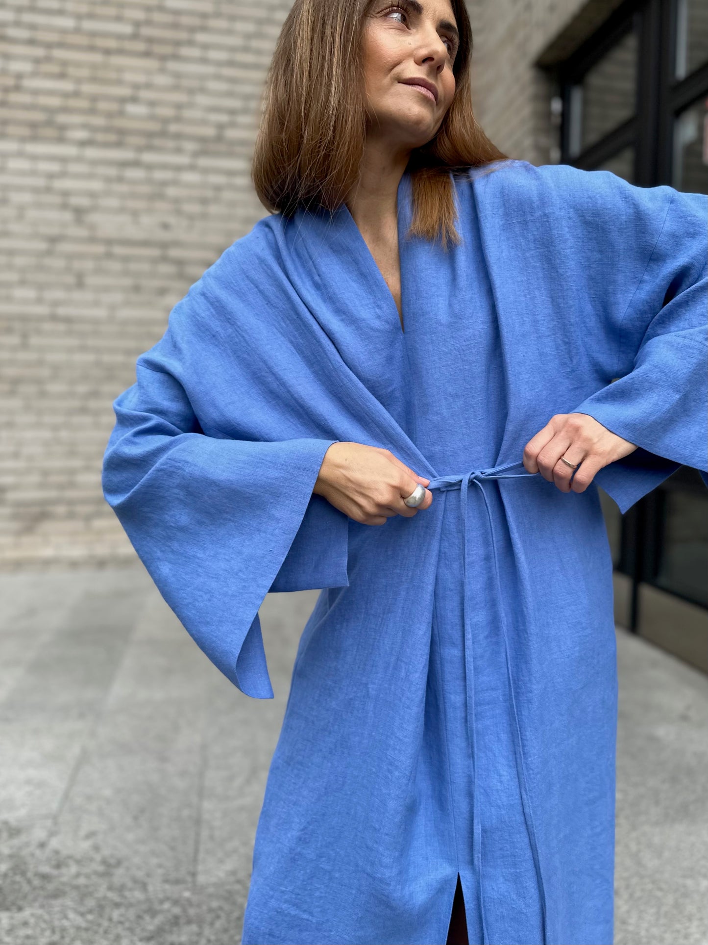 bari linen dress