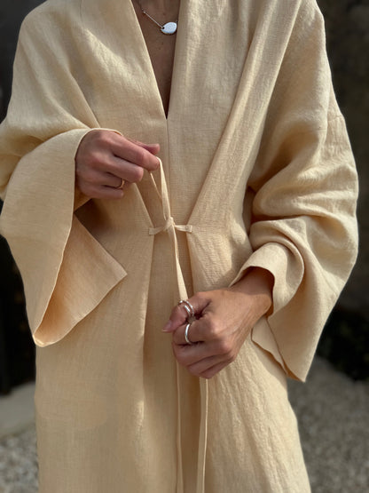 bari linen dress