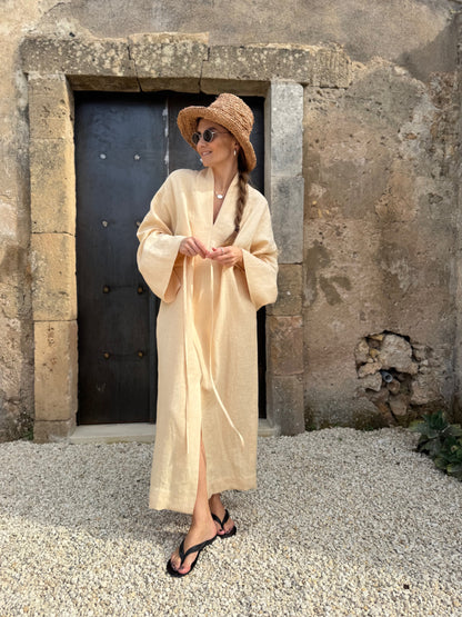 bari linen dress