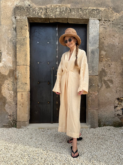 bari linen dress