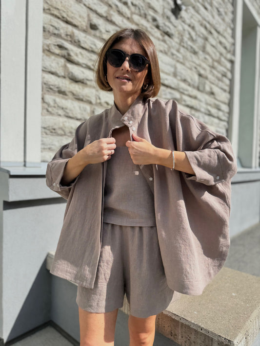 casablanca linen shorts