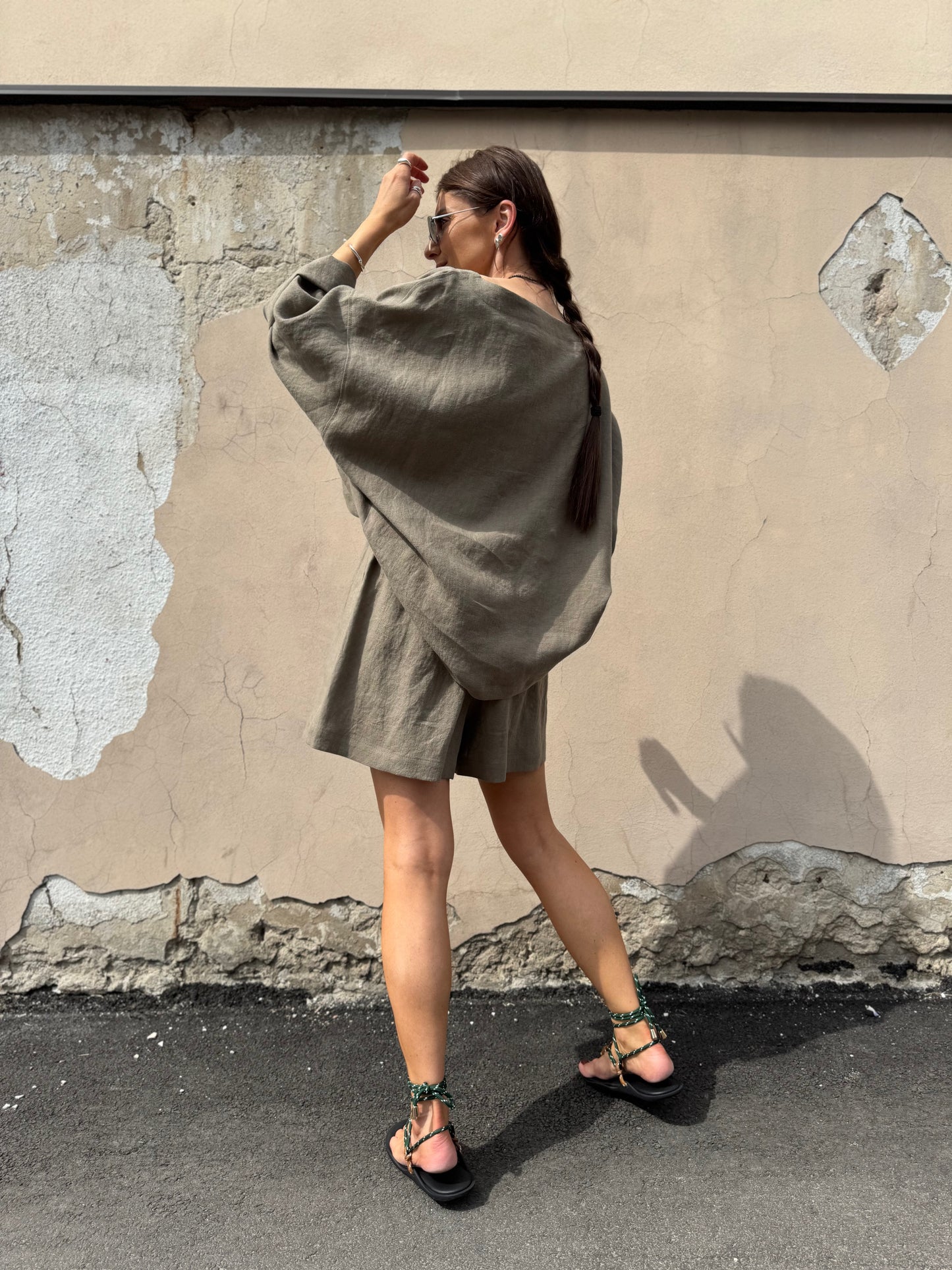 casablanca linen shorts