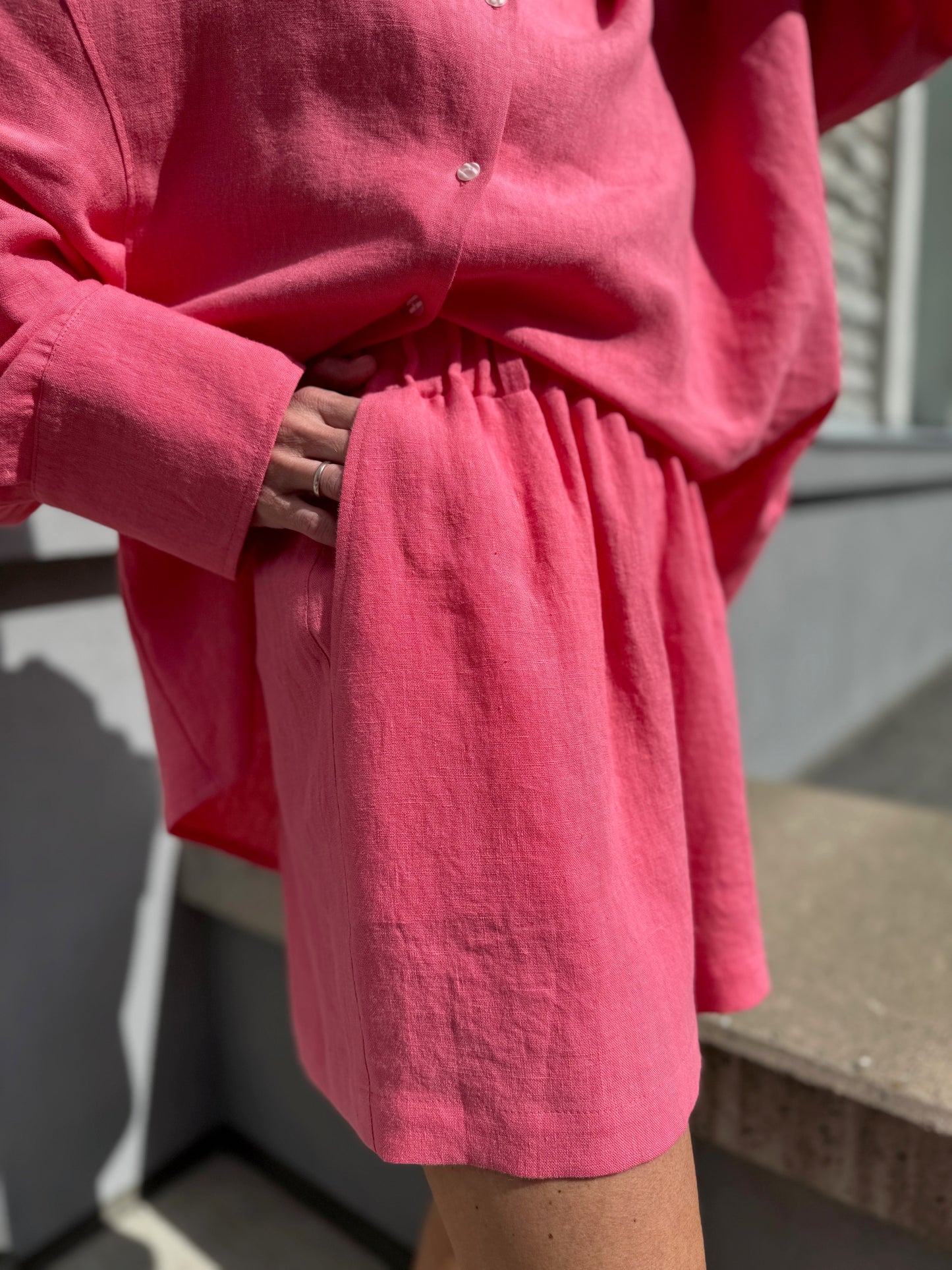 casablanca linen shorts