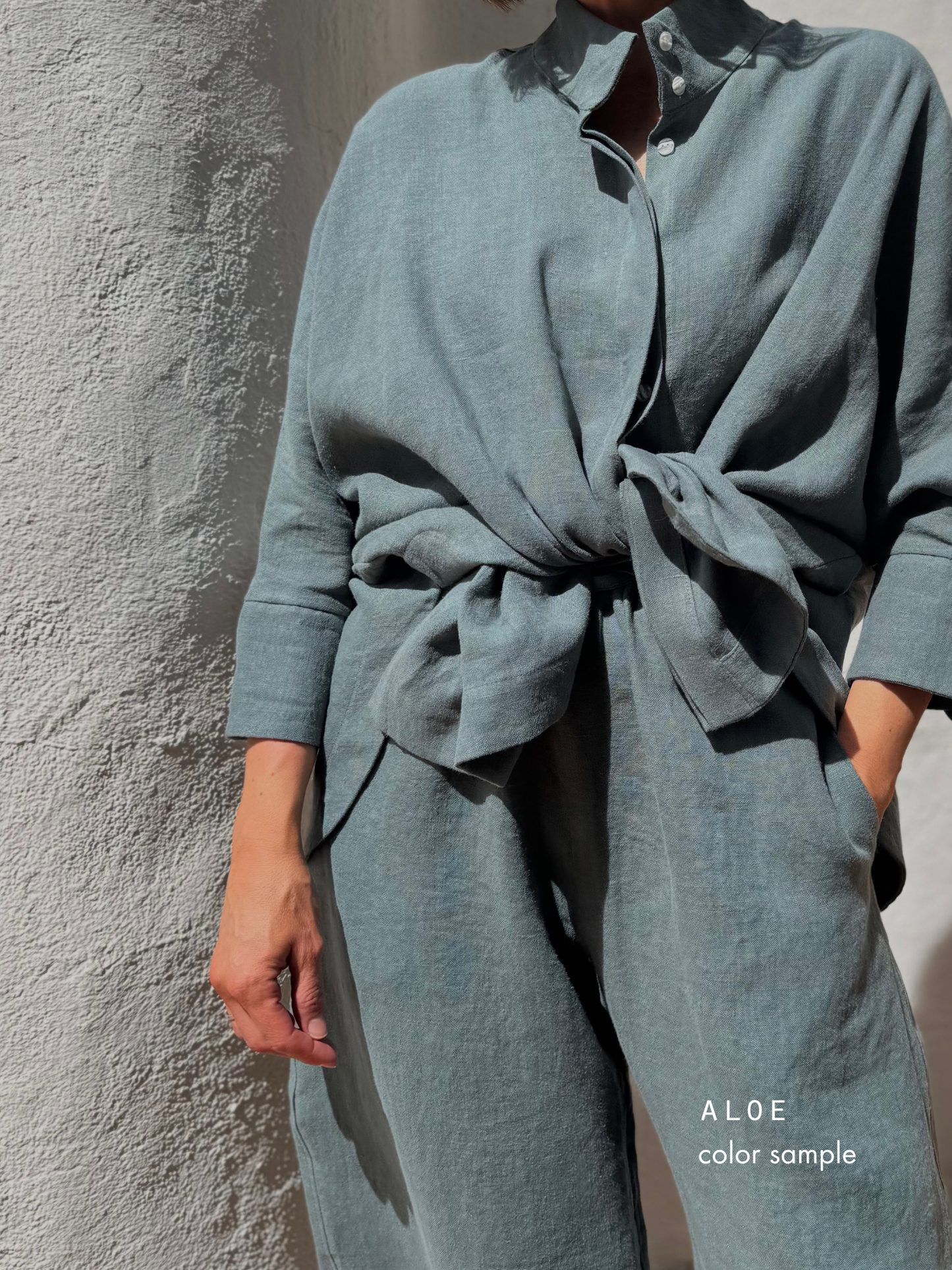 saint-tropez linen dress