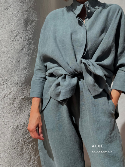 saint-tropez linen dress