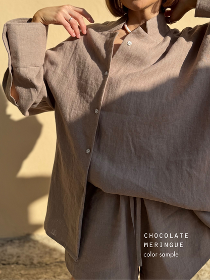 saint-tropez linen dress