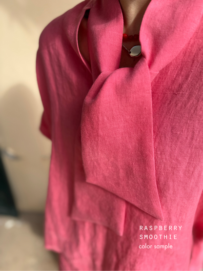 saint-tropez linen dress