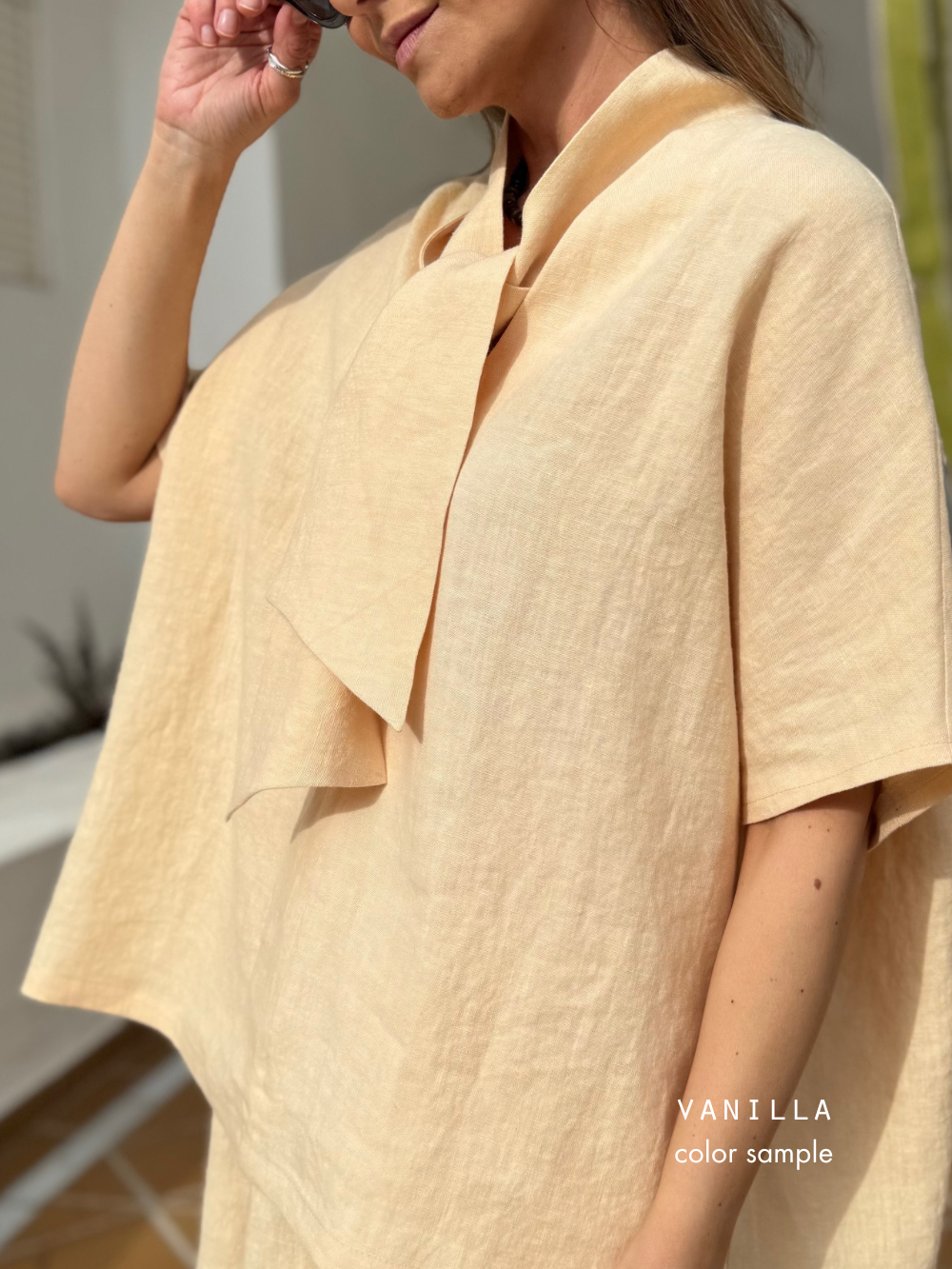 osaka linen dress