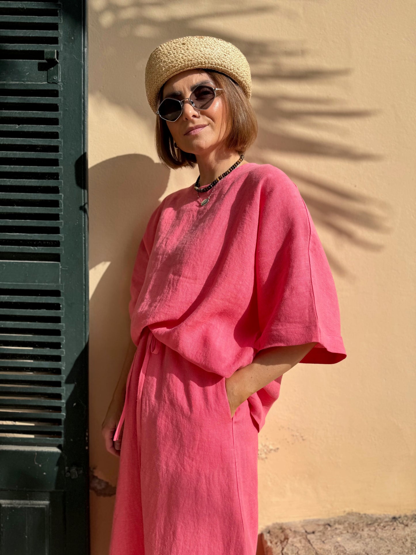 comporta linen skirt