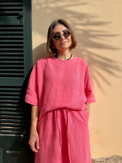 comporta linen skirt