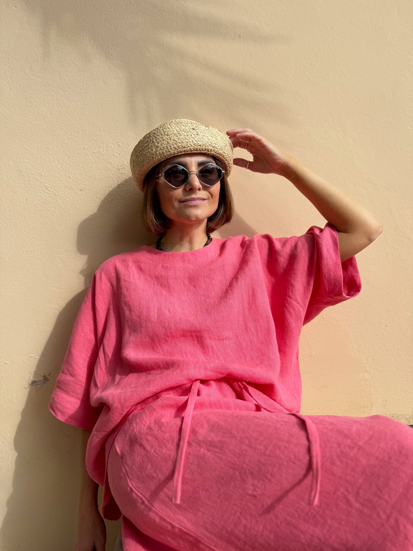 comporta linen skirt