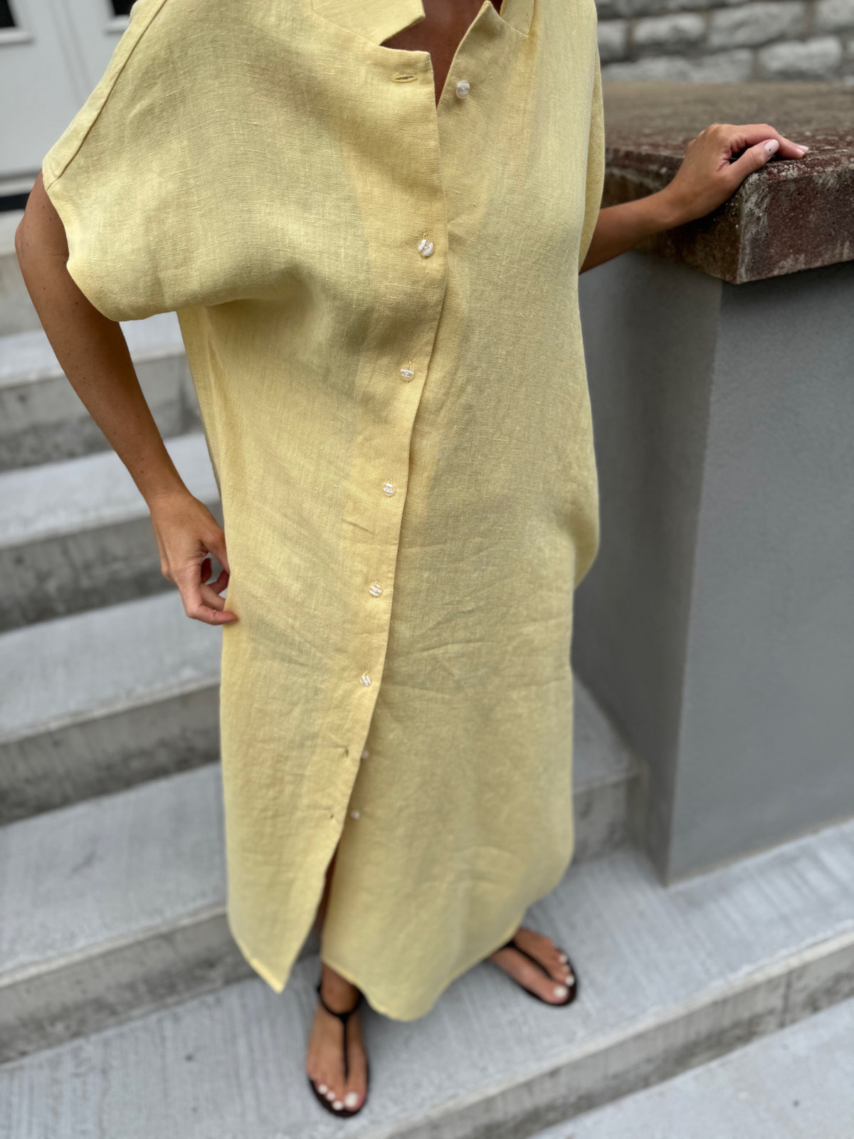 harajuku linen dress