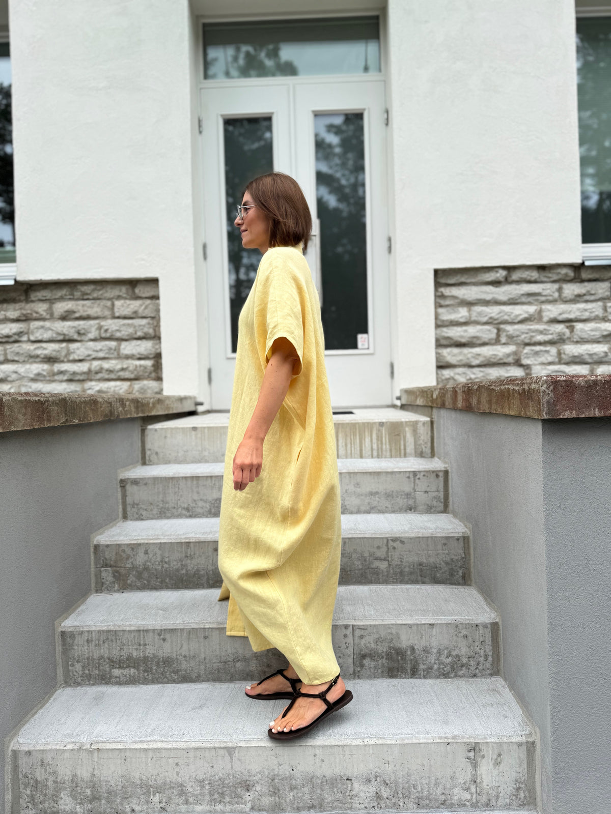 harajuku linen dress