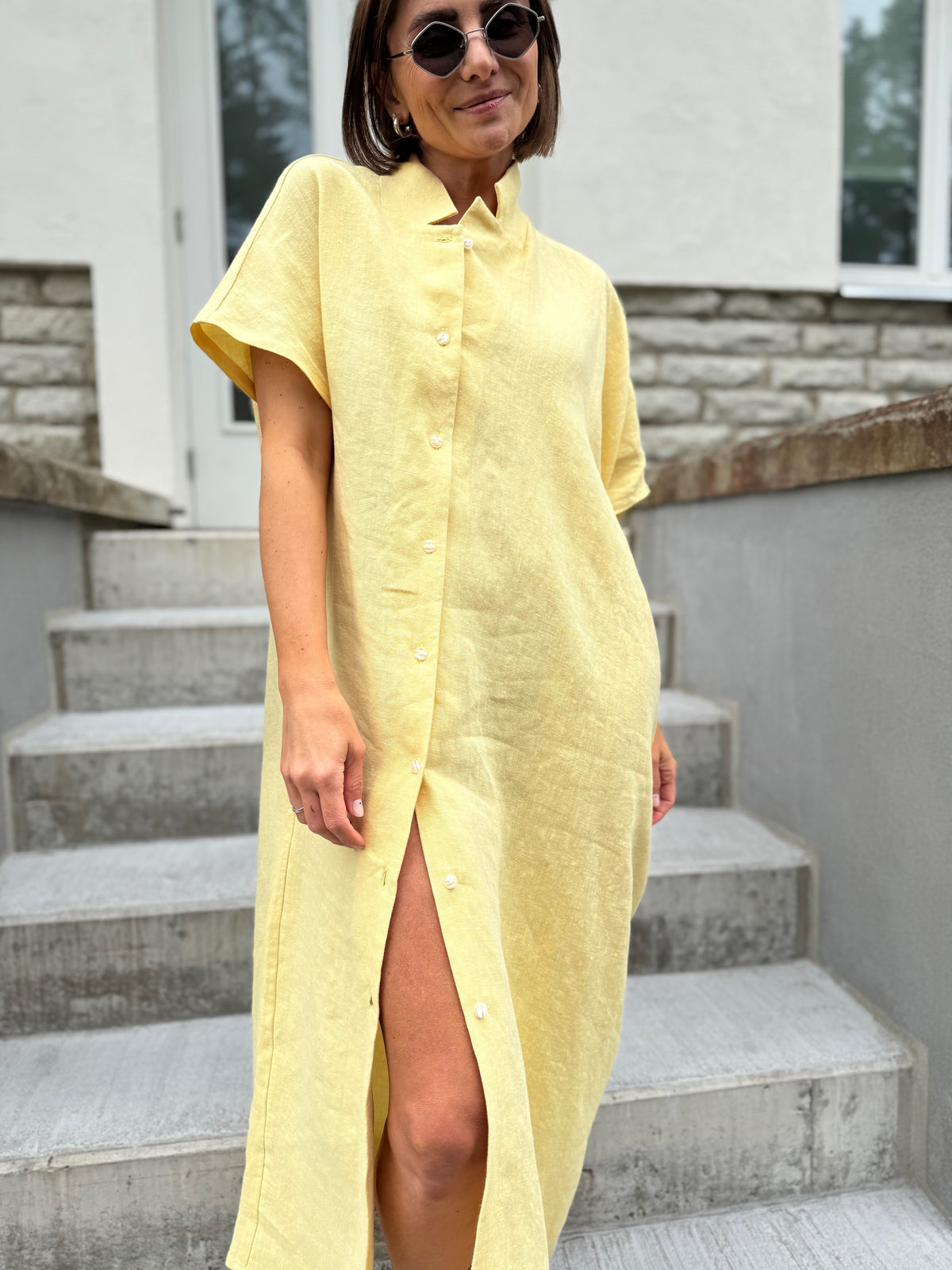 harajuku linen dress