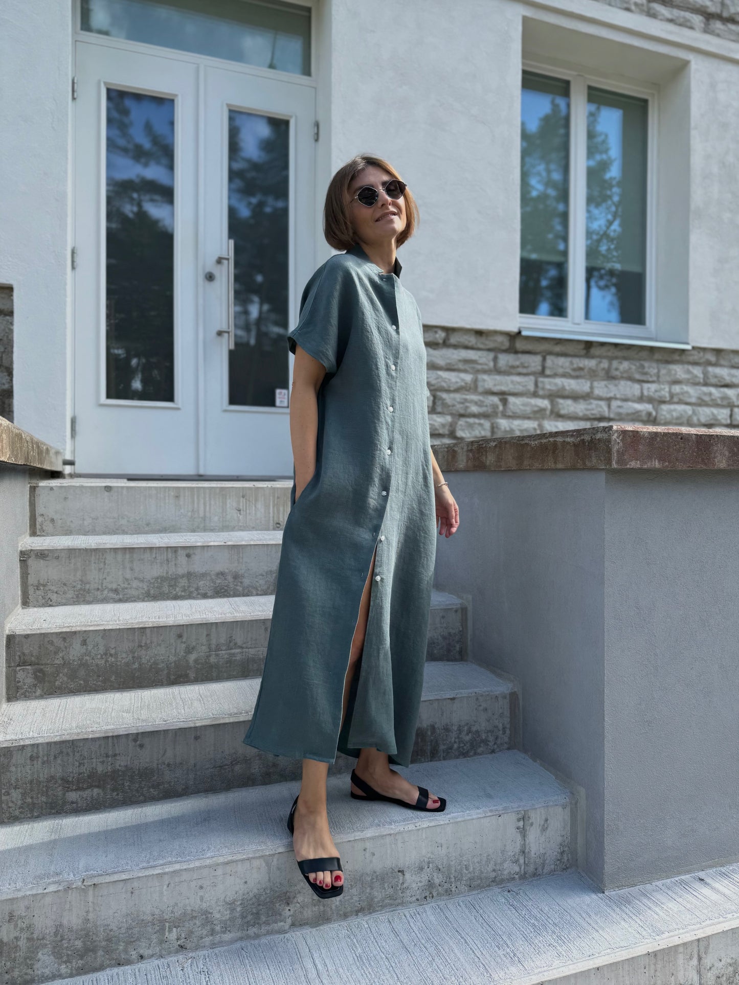 harajuku linen dress