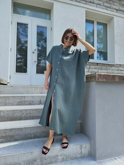 harajuku linen dress