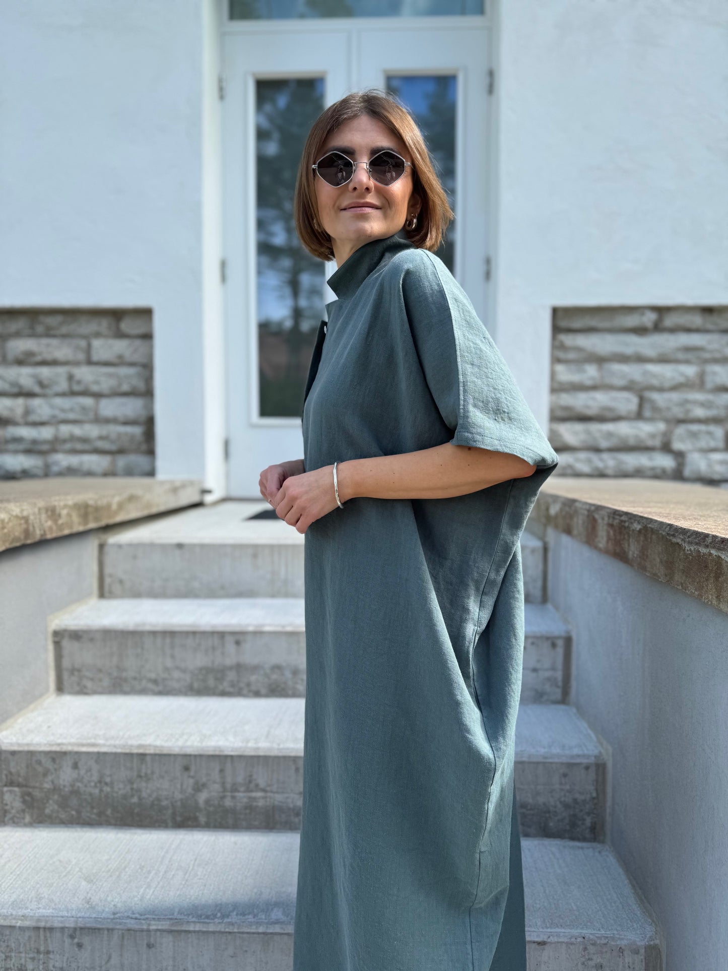 harajuku linen dress