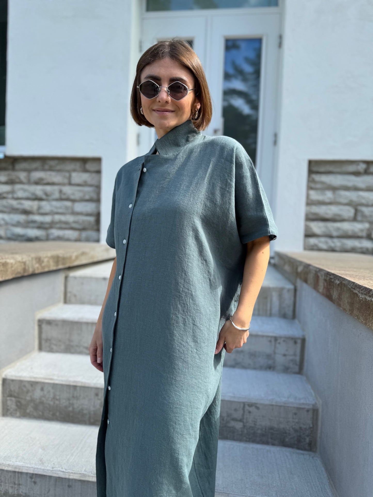 harajuku linen dress