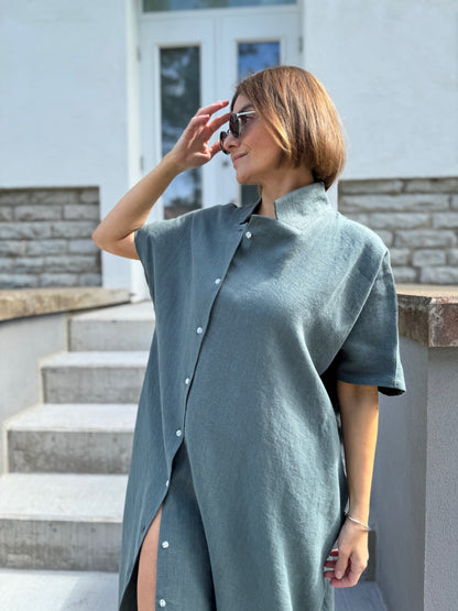 harajuku linen dress