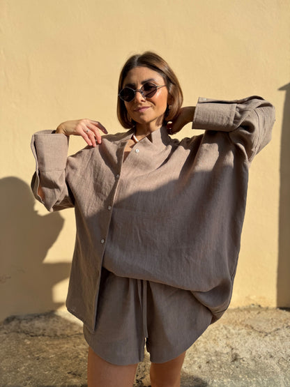 harajuku linen shirt