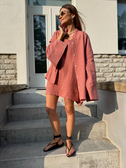 harajuku linen shirt