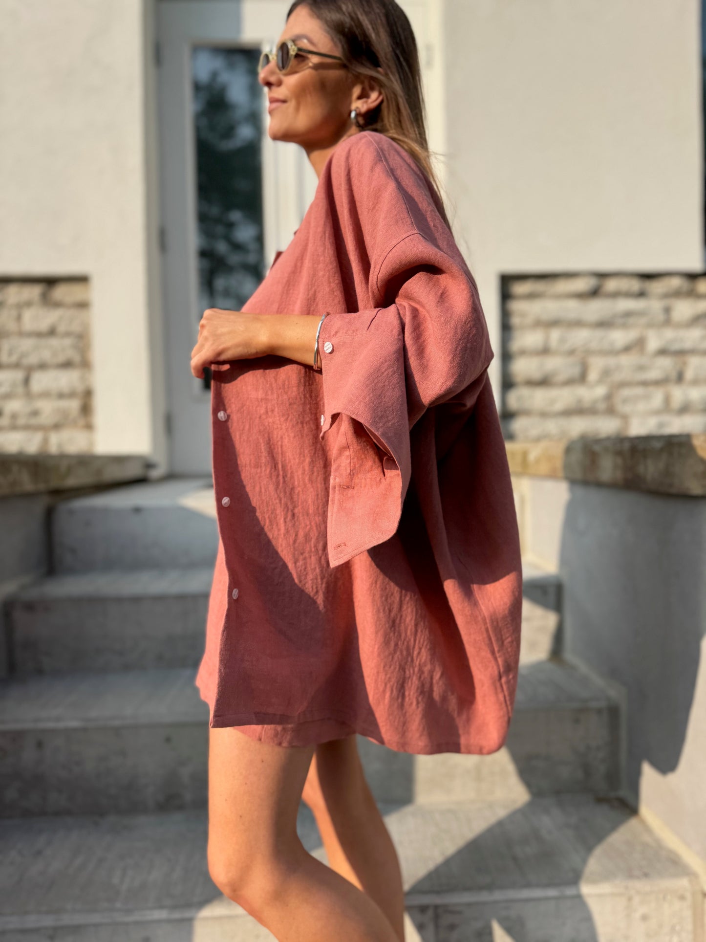 harajuku linen shirt