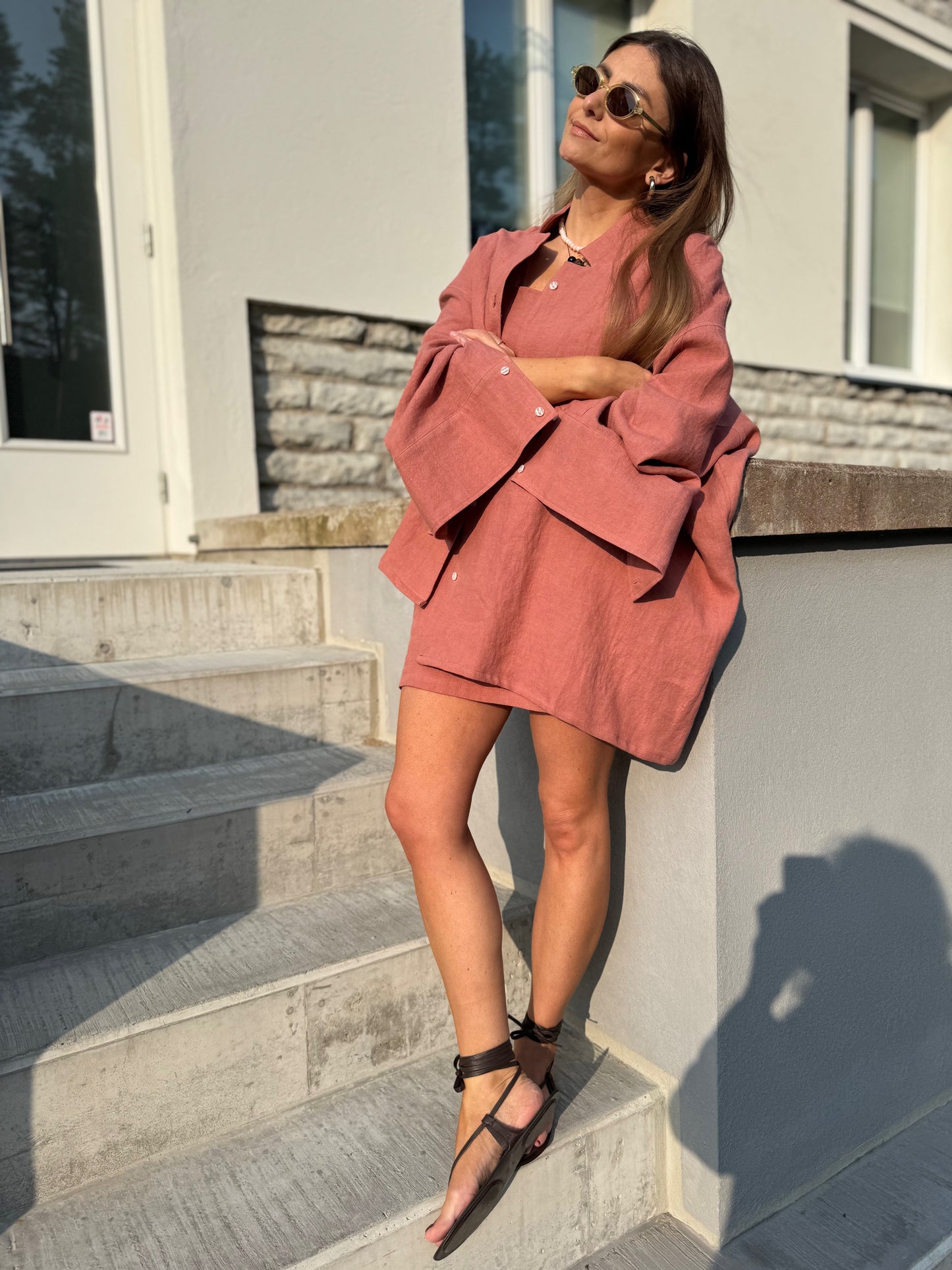 harajuku linen shirt