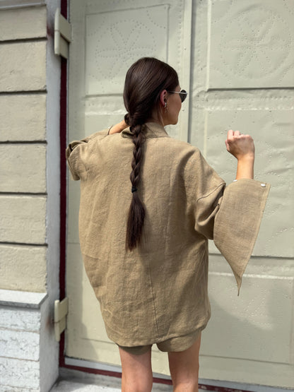 harajuku linen shirt