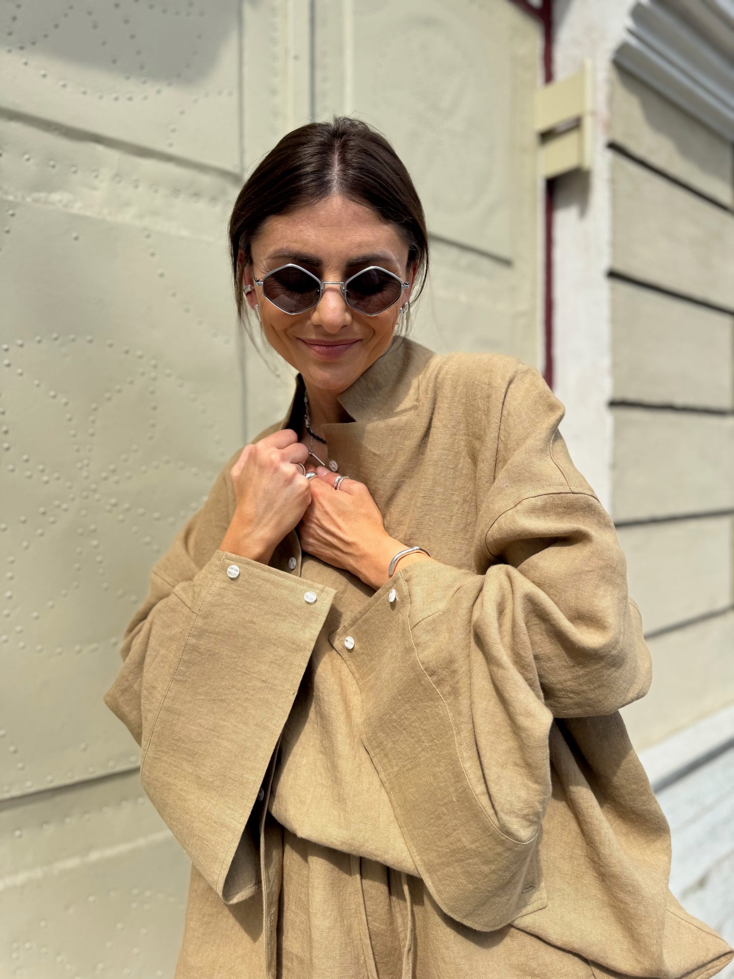 harajuku linen shirt