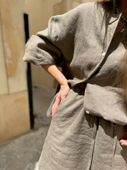 harajuku linen shirt