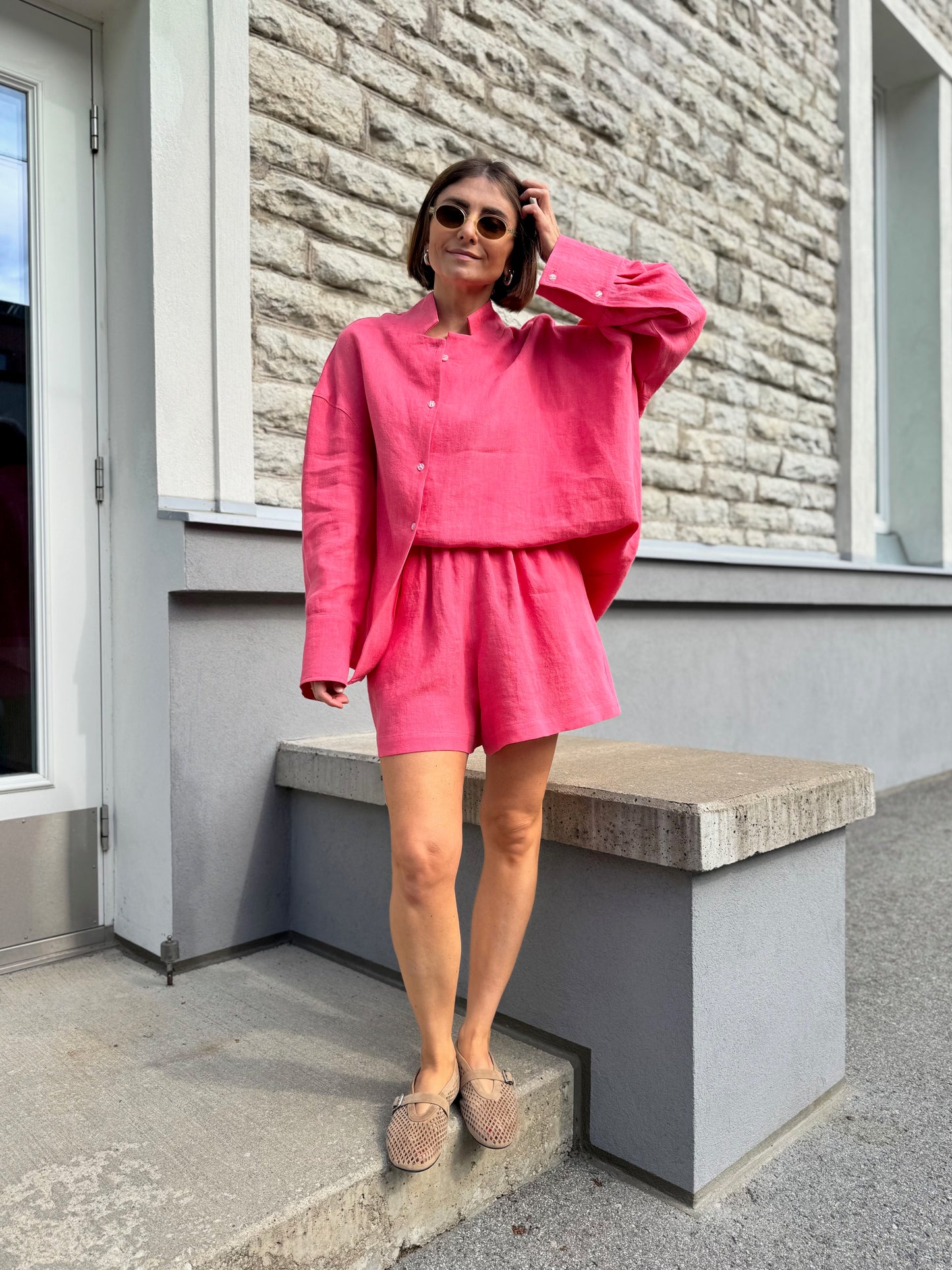 harajuku linen shirt
