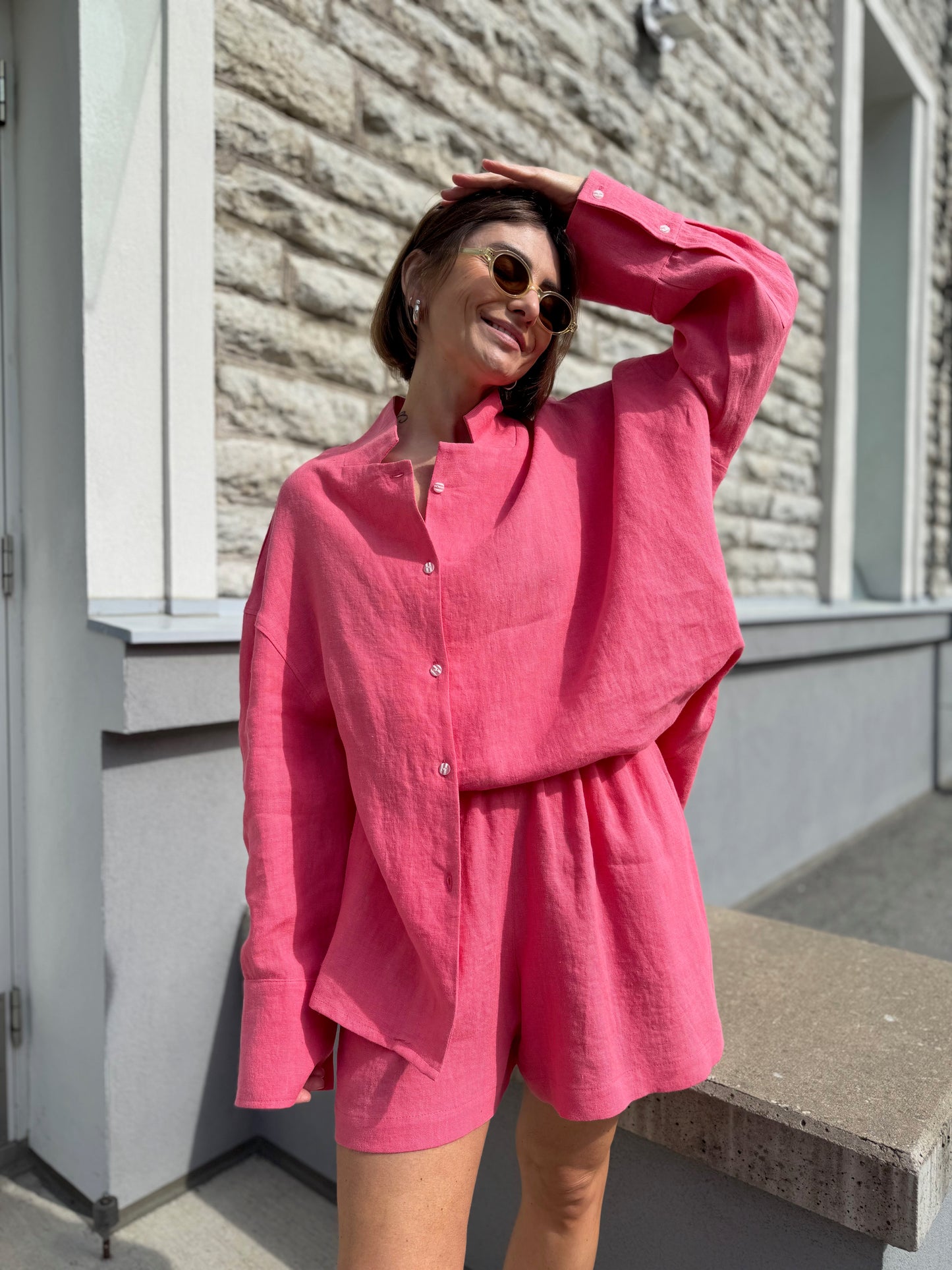 harajuku linen shirt