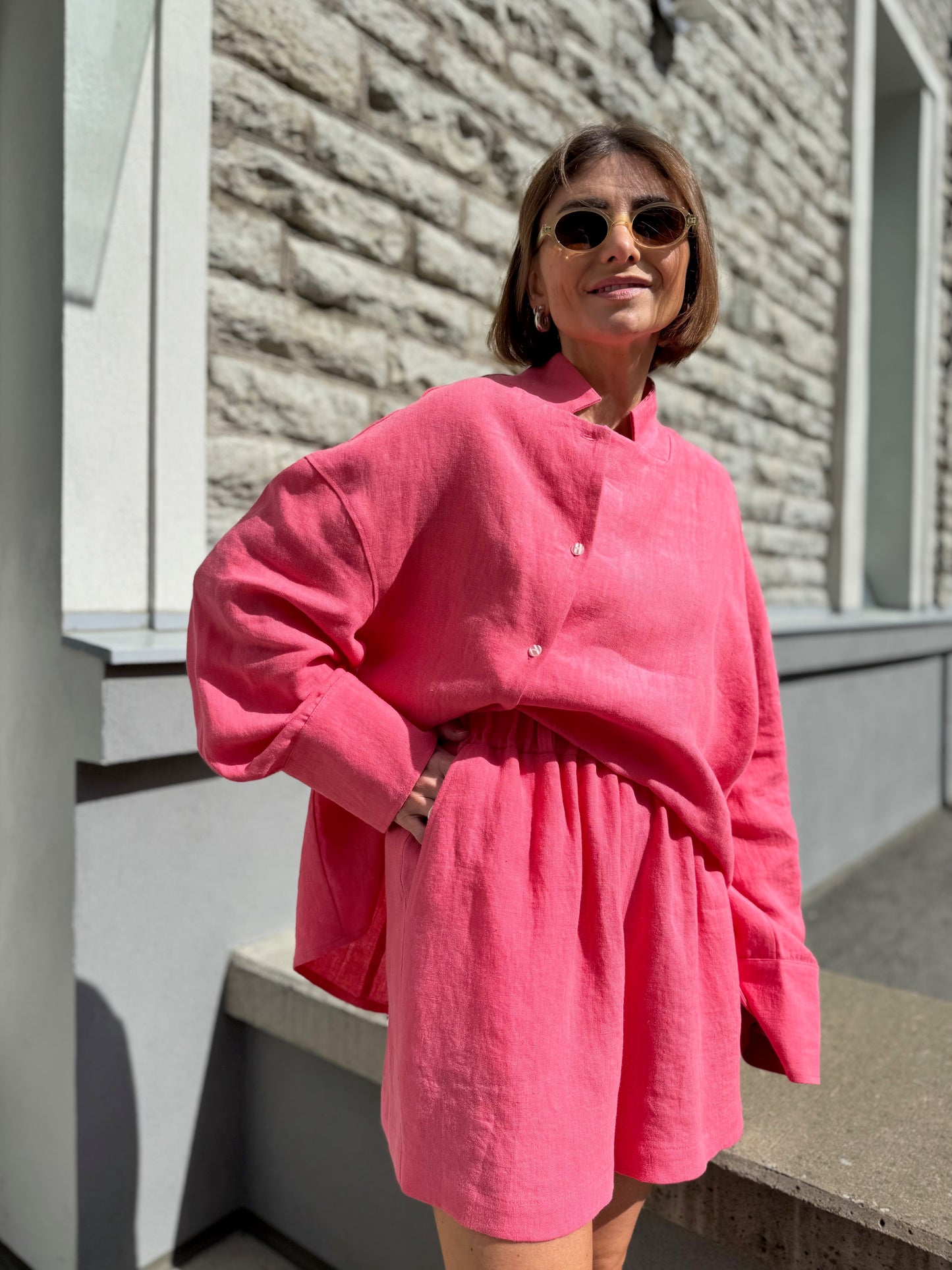 harajuku linen shirt