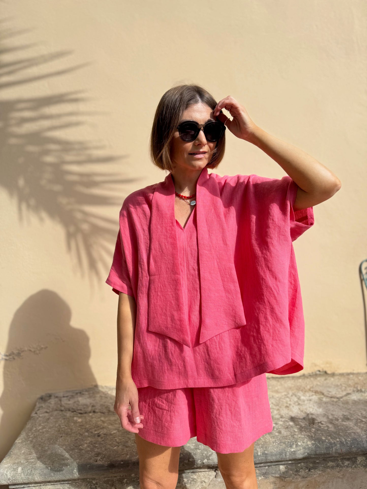 havana linen blouse