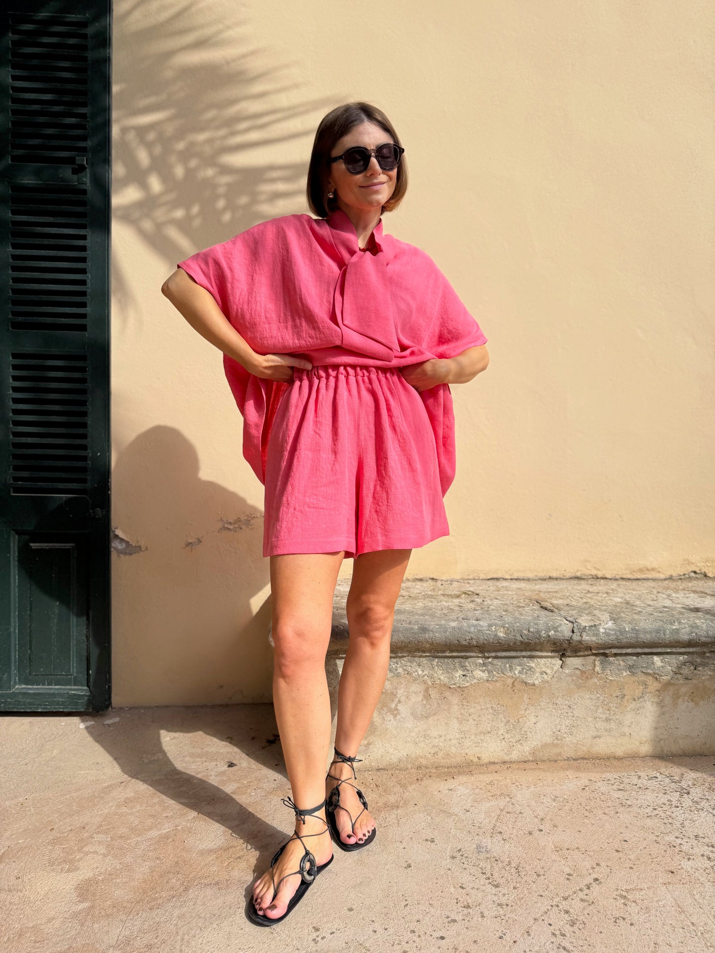 havana linen blouse