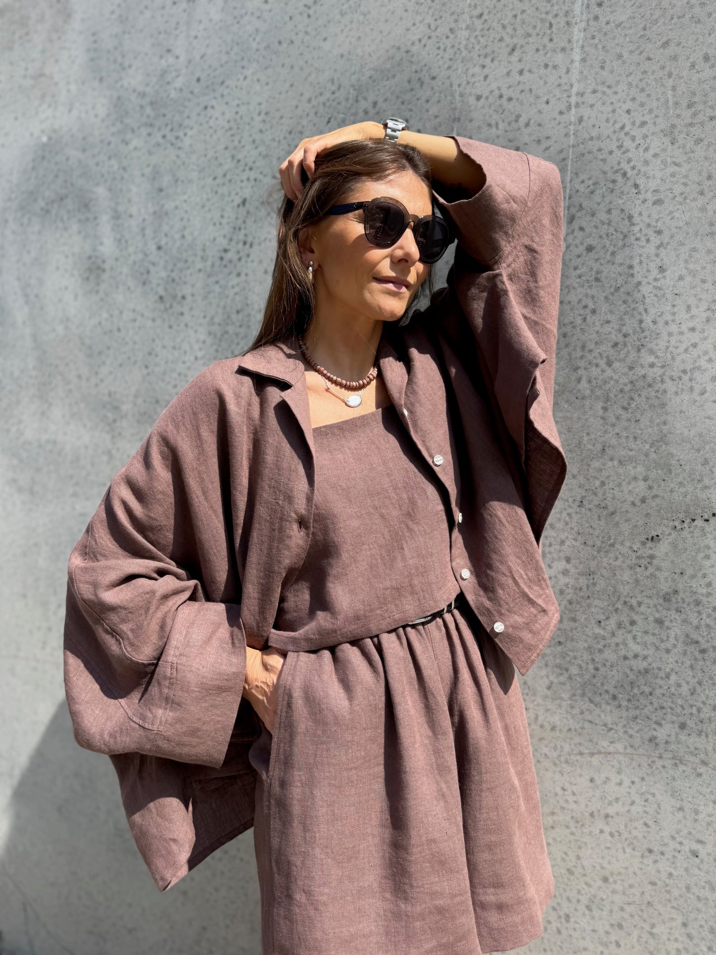 ipanema linen blouse