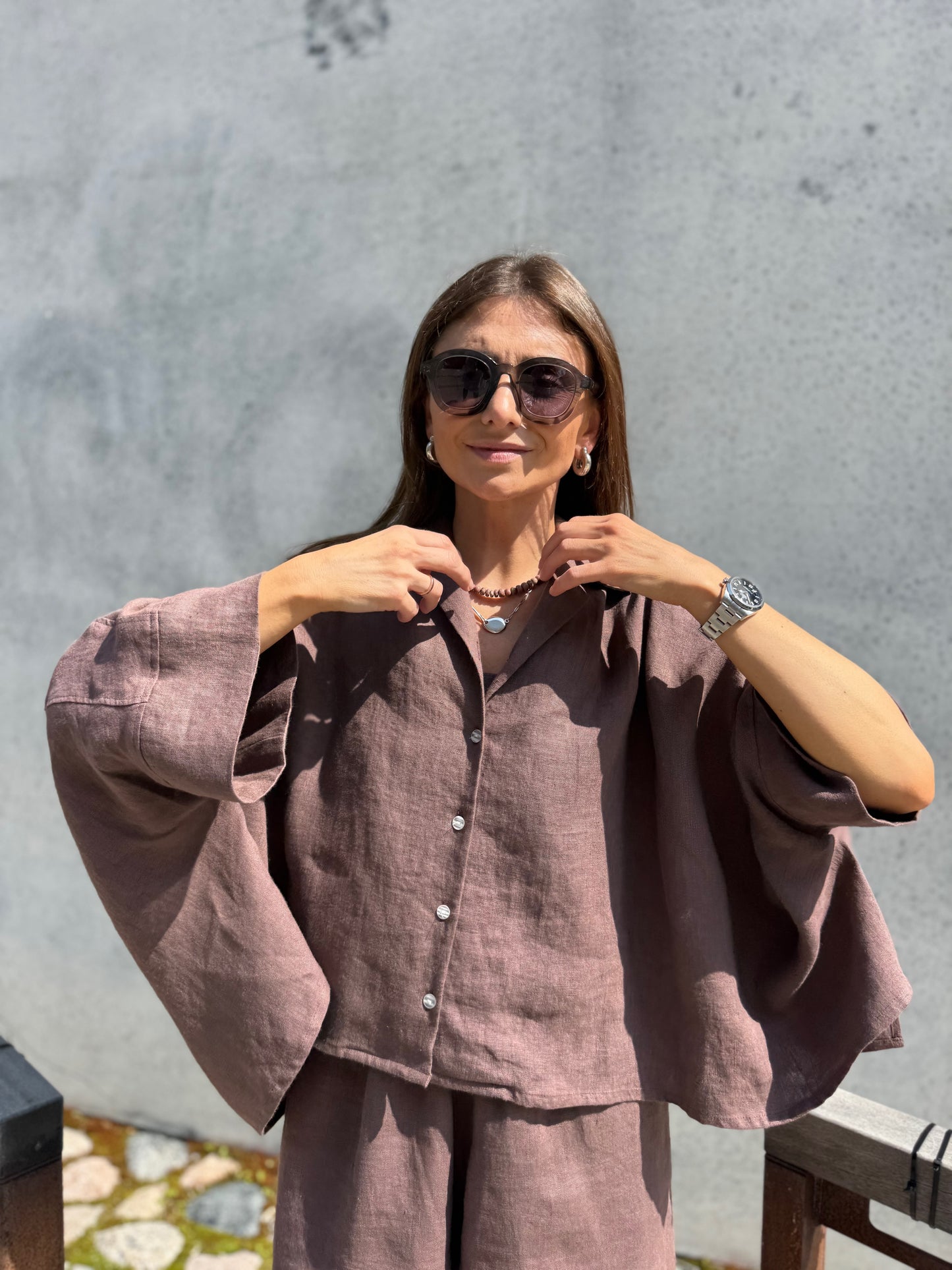 ipanema linen blouse