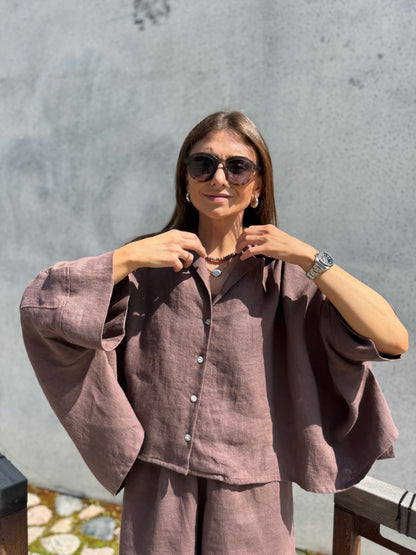 ipanema linen blouse
