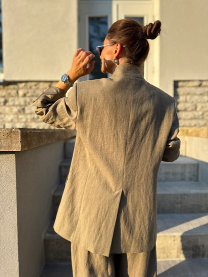malaga linen blazer