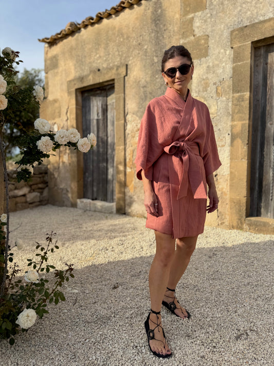 osaka linen dress
