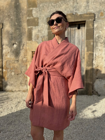 osaka linen dress