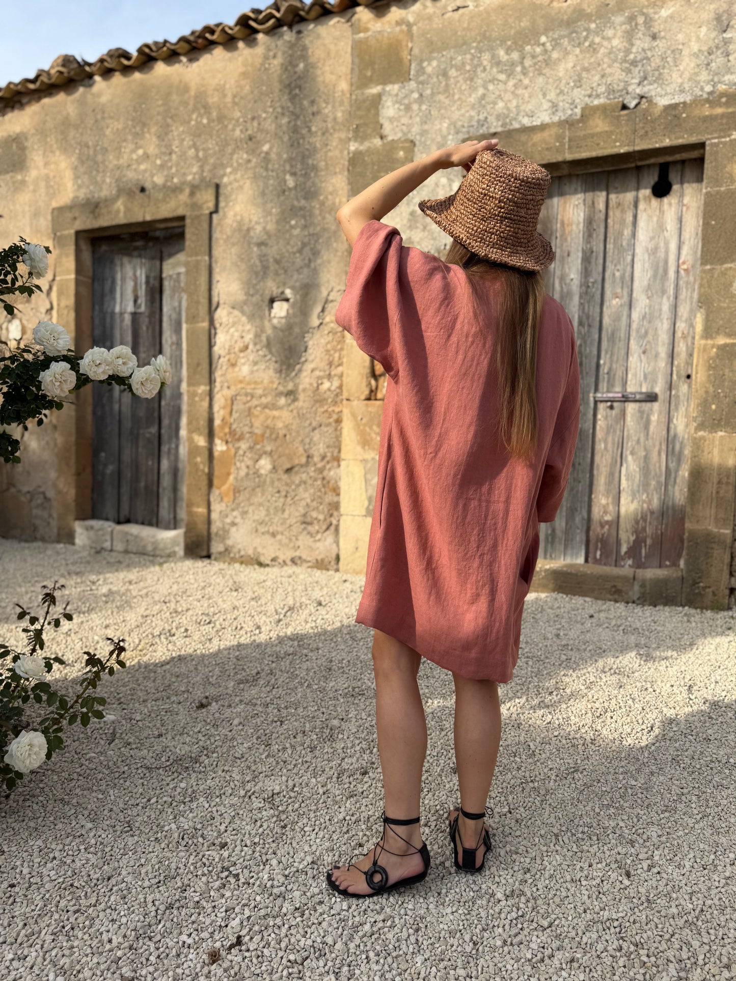 osaka linen dress