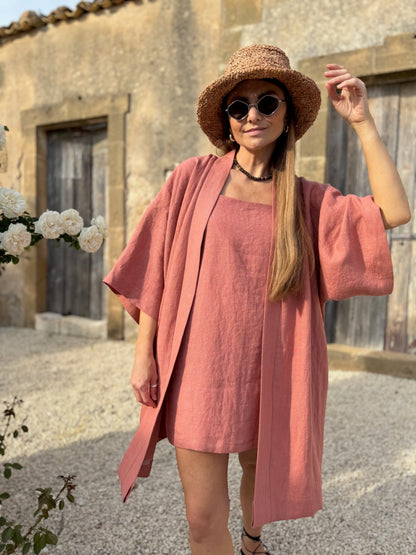 osaka linen dress