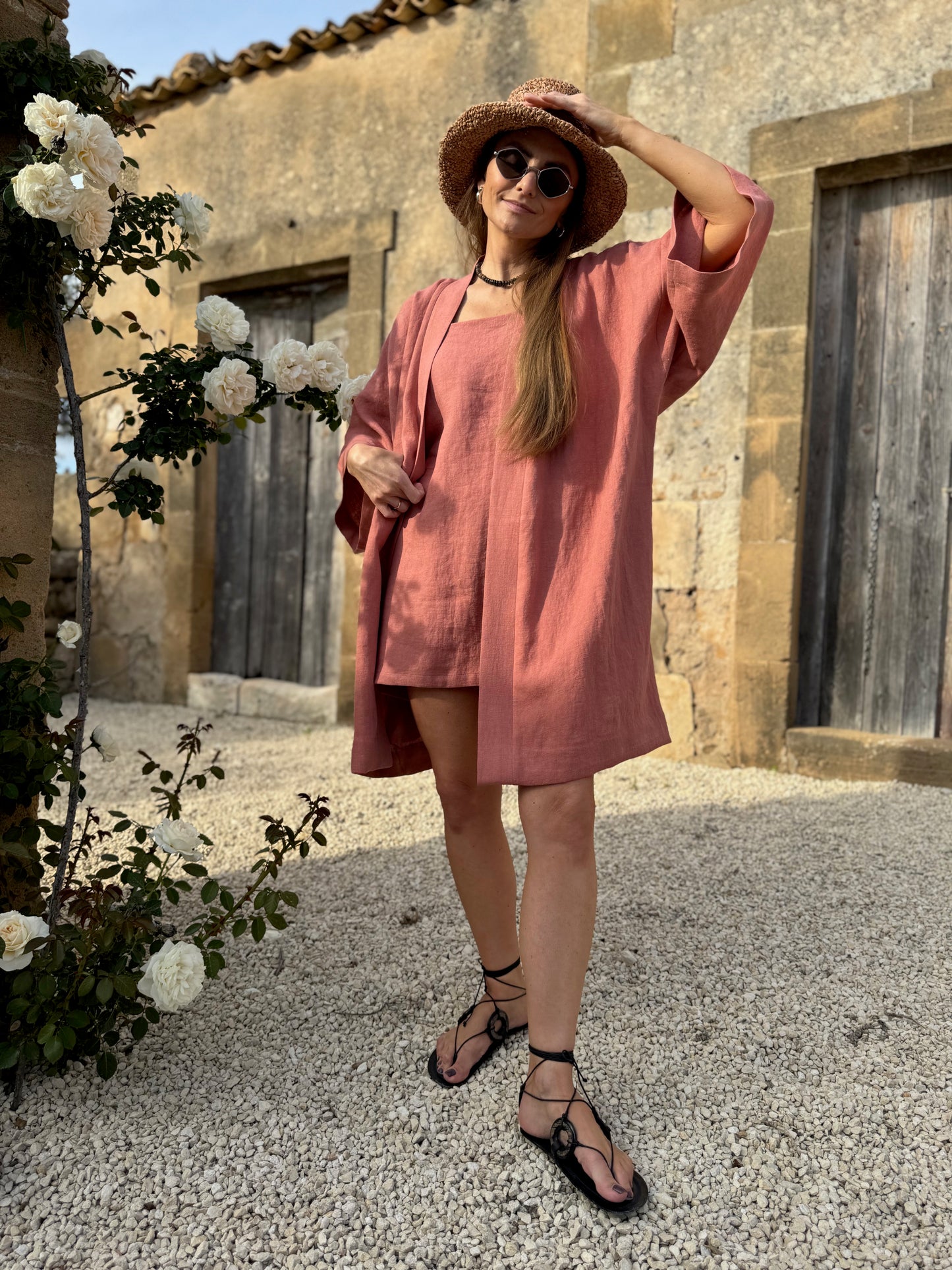 osaka linen dress
