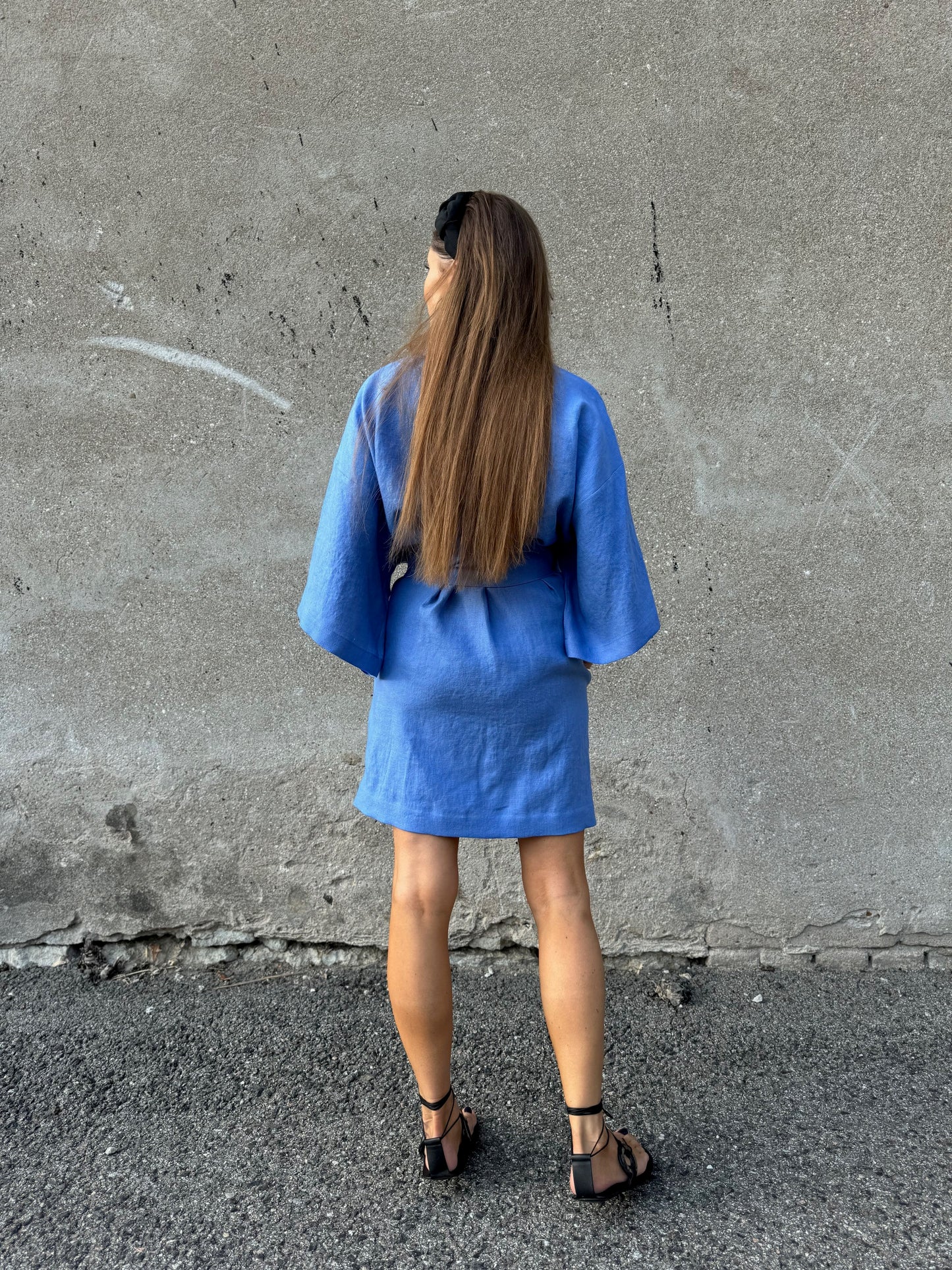 osaka linen dress
