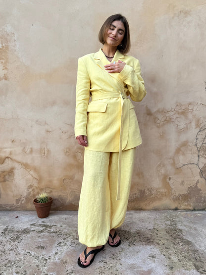 pamplona linen trousers