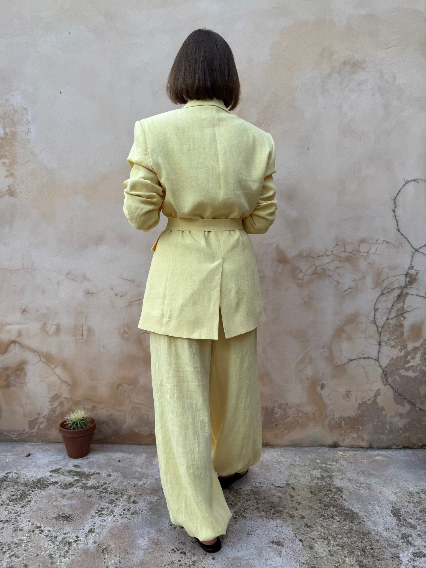 pamplona linen trousers
