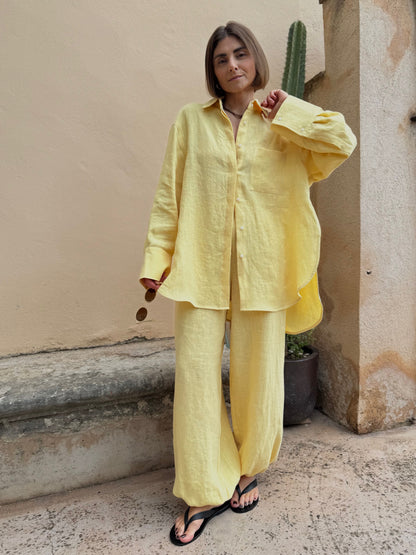 pamplona linen trousers