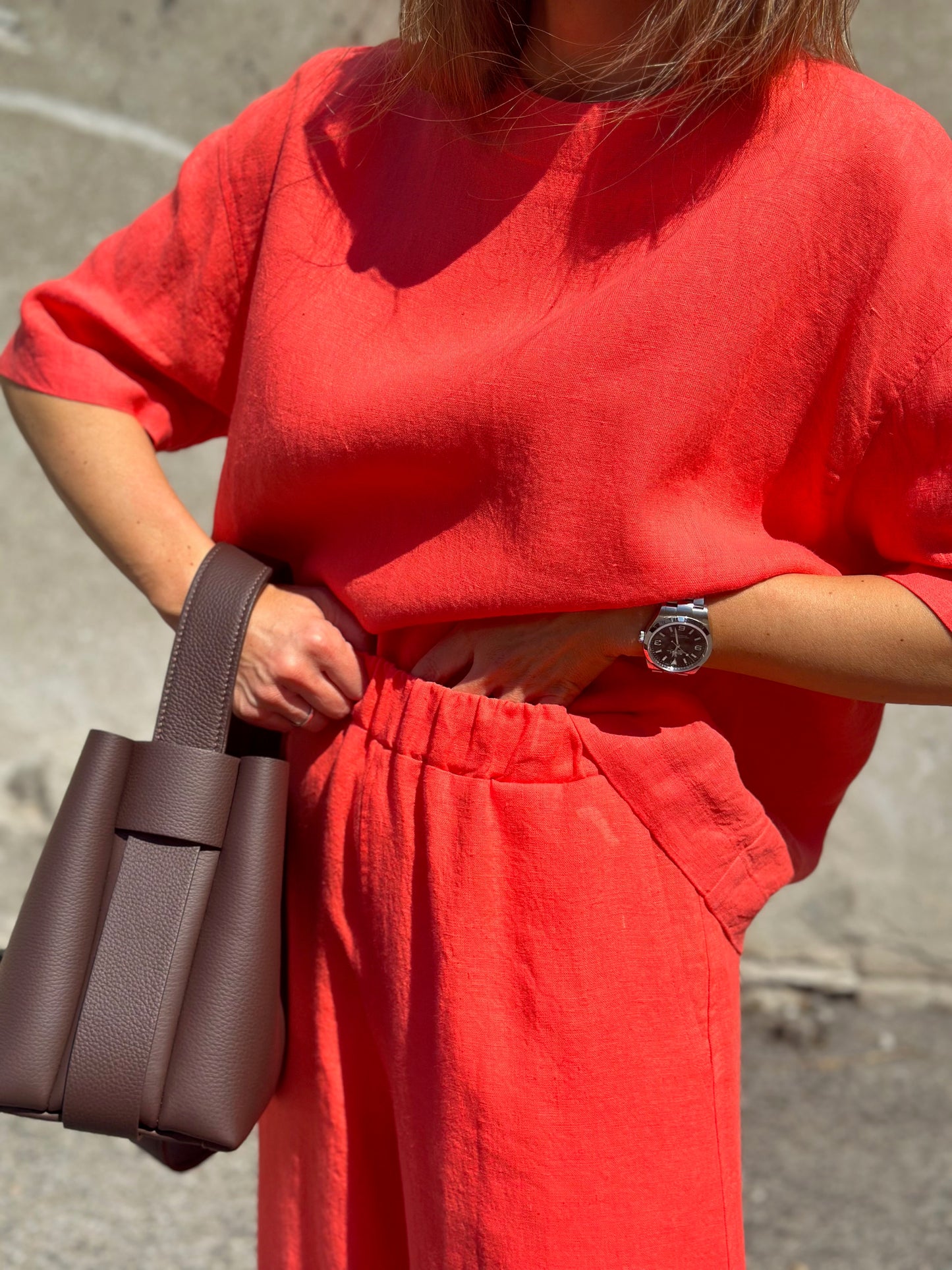 paros linen trousers